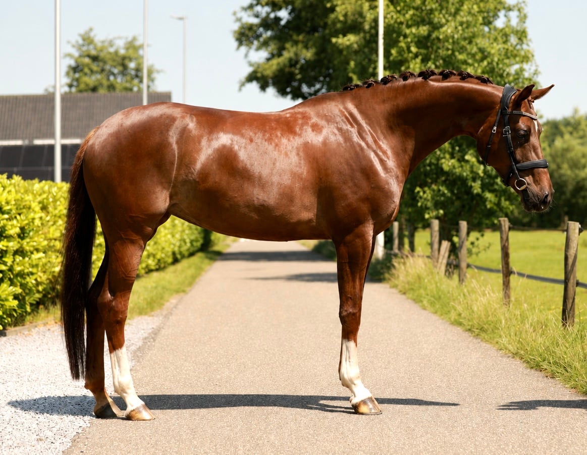 6 y.o. Liver Chestnut Dressur Stute
